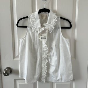 Sezane Florianne Top in Ecru